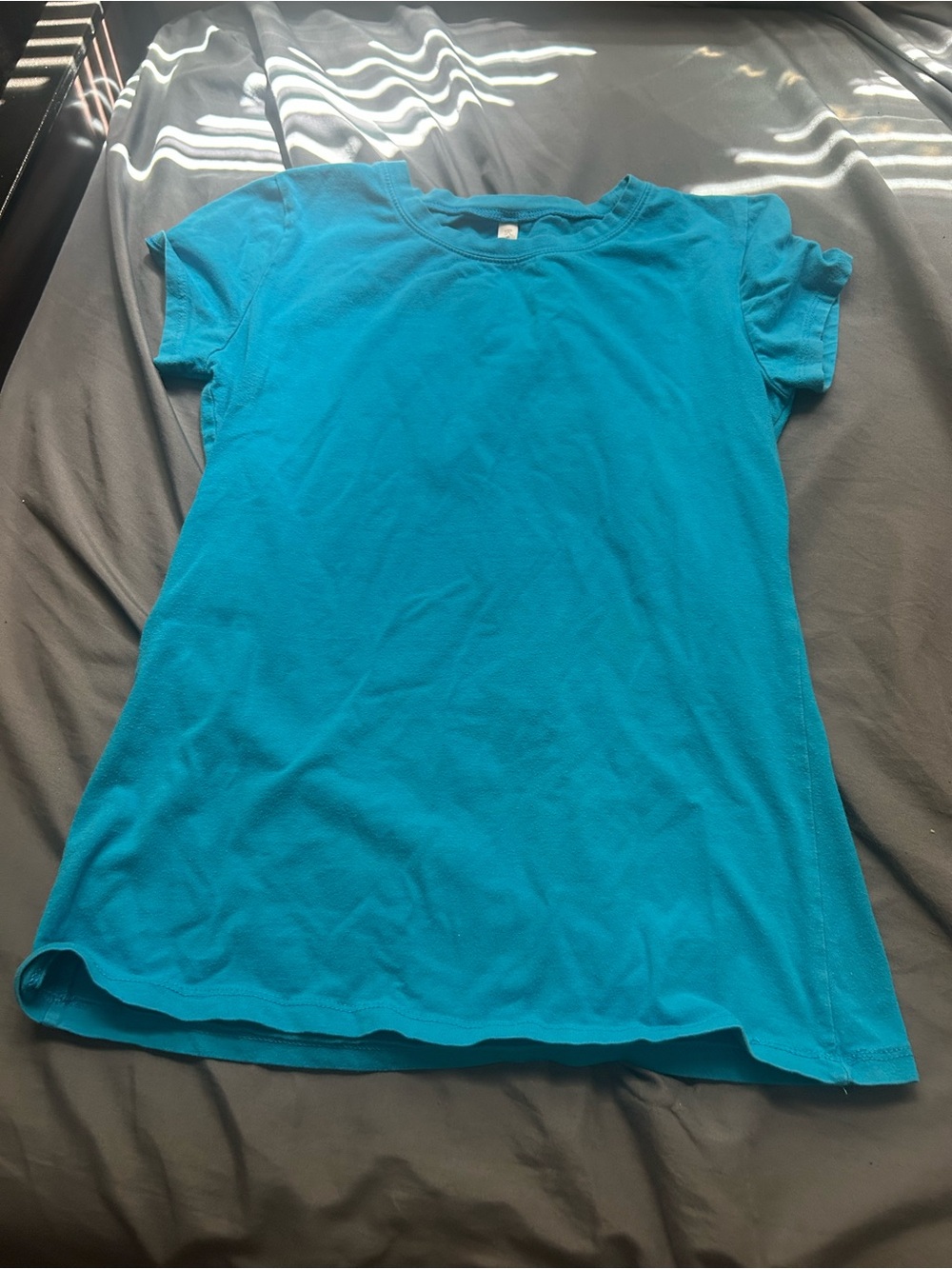 Reserved Short Sleeve Tee in Bright Teal